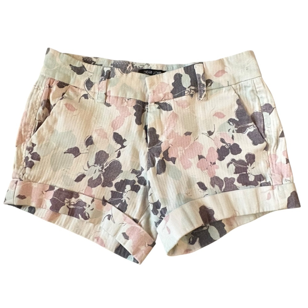 Dear John floral denim shorts size 27
